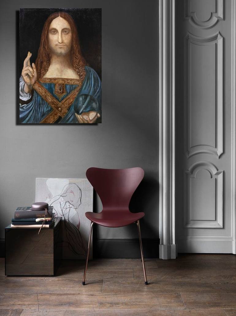 Original Figurative Religion Painting by Bernardo Lira