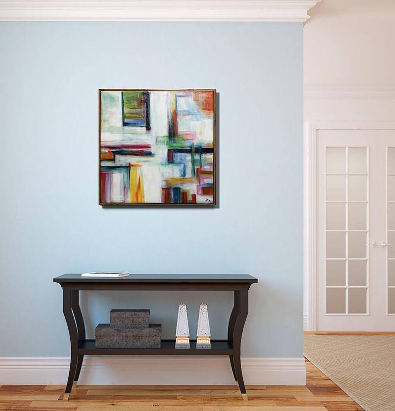 Original Abstract Expressionism Abstract Painting by Bernardo Lira