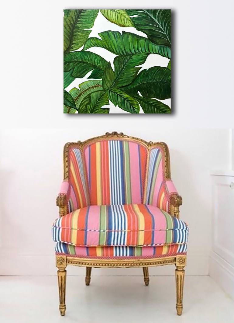 Original Art Deco Botanic Painting by Bernardo Lira