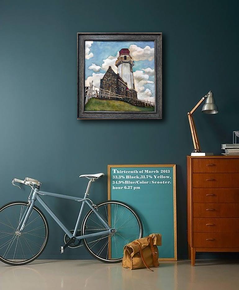 Original Expressionism Landscape Painting by Bernardo Lira