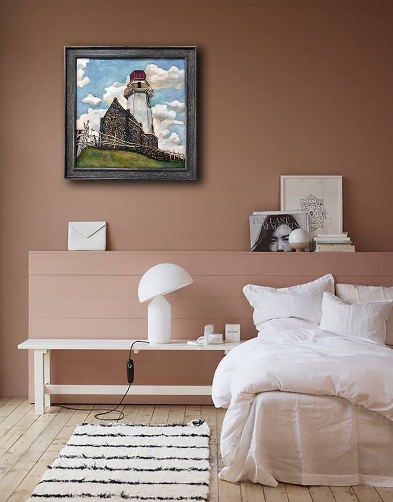 Original Expressionism Landscape Painting by Bernardo Lira