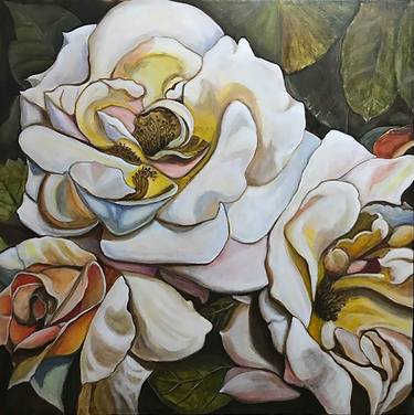 Original Floral Paintings by Bernardo Lira