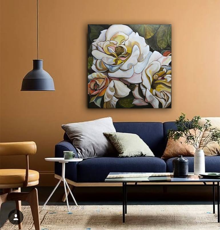 Original Realism Floral Painting by Bernardo Lira