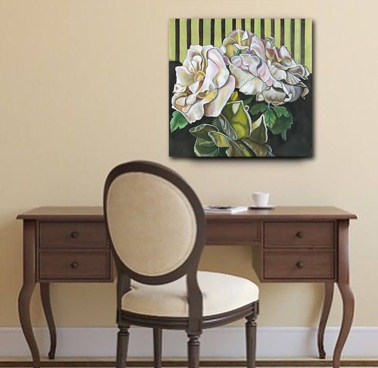 Original Floral Painting by Bernardo Lira