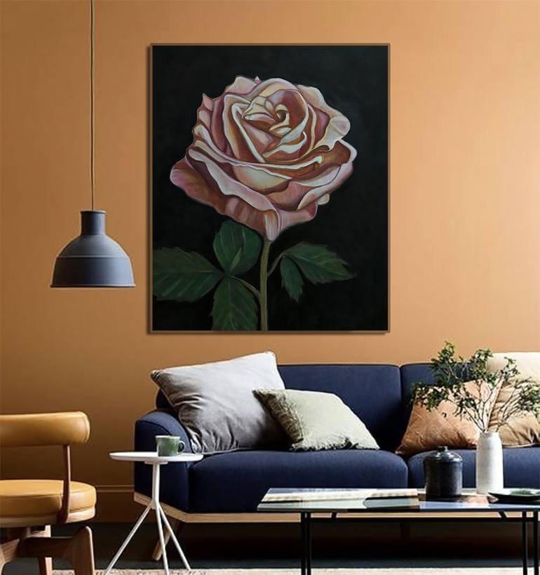 Original Expressionism Floral Painting by Bernardo Lira