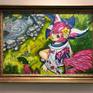 Inspiration from the game Mobile Legends. Super cute done in oil on canvas board. Very popular.