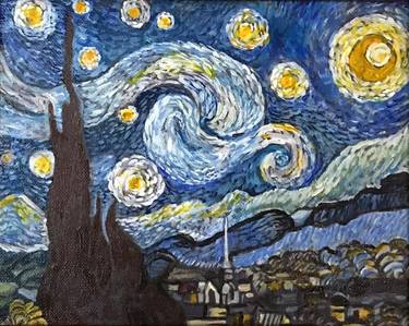 Van Gogh Reproduction of Starry Night thumb