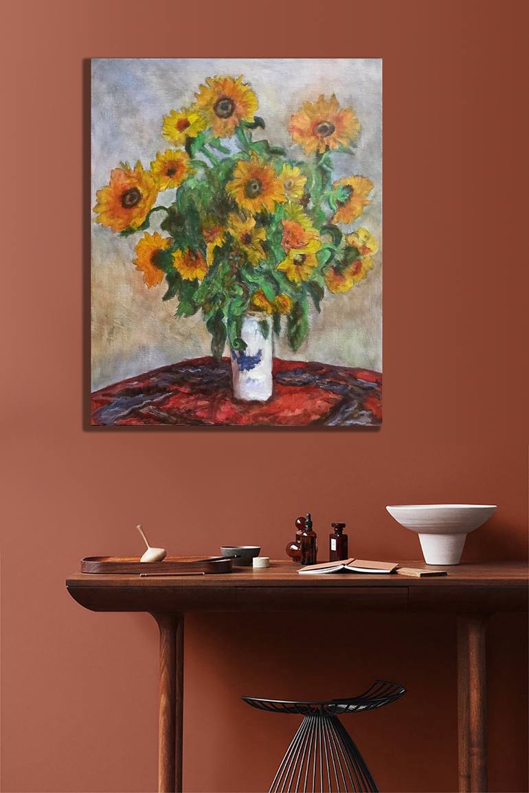 Original Floral Painting by Bernardo Lira