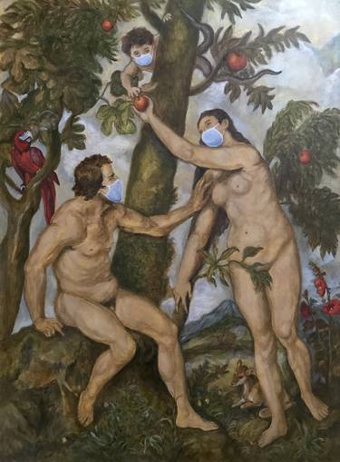 Peter Paul Rubens Fall of Man Parody thumb