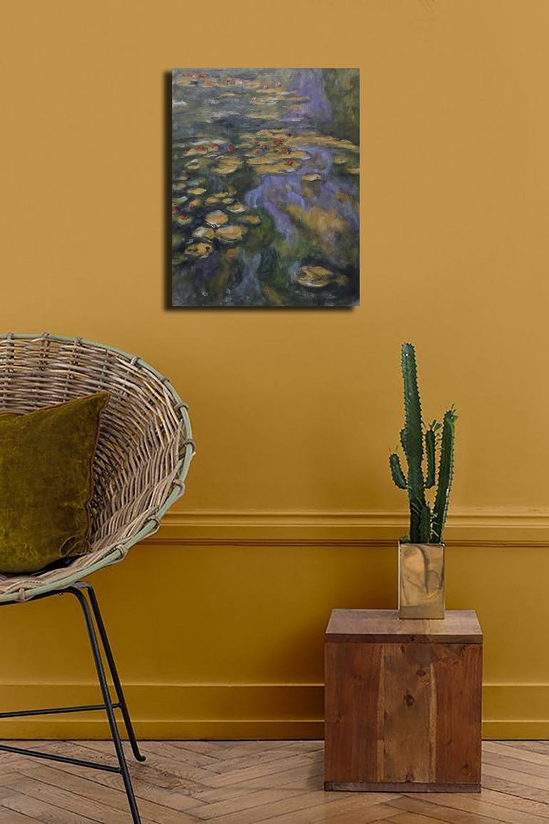 Original Abstract Expressionism Landscape Painting by Bernardo Lira