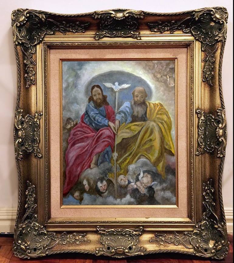 Original Religion Painting by Bernardo Lira