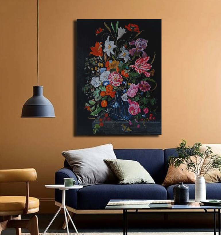 Original Other Floral Painting by Bernardo Lira