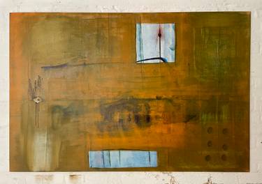 Original Abstract Expressionism Abstract Painting by Jon Whitbread