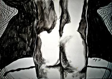 Print of Figurative Body Drawings by Liliya Peter