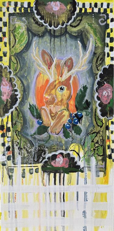 Original Conceptual Abstract Painting by Libby Kay Sanchez