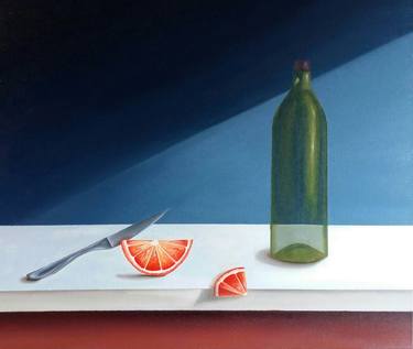 Original Still Life Paintings by Sergio M