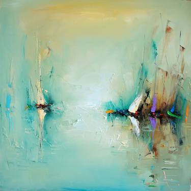 Original Abstract Expressionism Seascape Paintings by Stanislav Lazarov