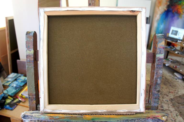 Original Abstract Expressionism Boat Painting by Stanislav Lazarov