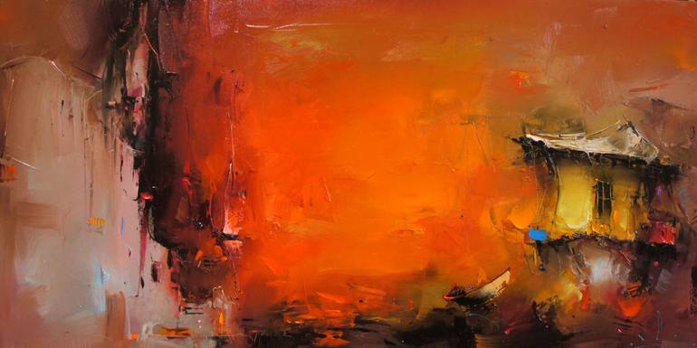 Original Contemporary Landscape Painting by Stanislav Lazarov