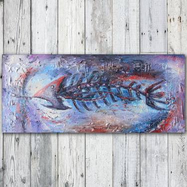 Original Conceptual Fish Paintings by Stanislav Lazarov