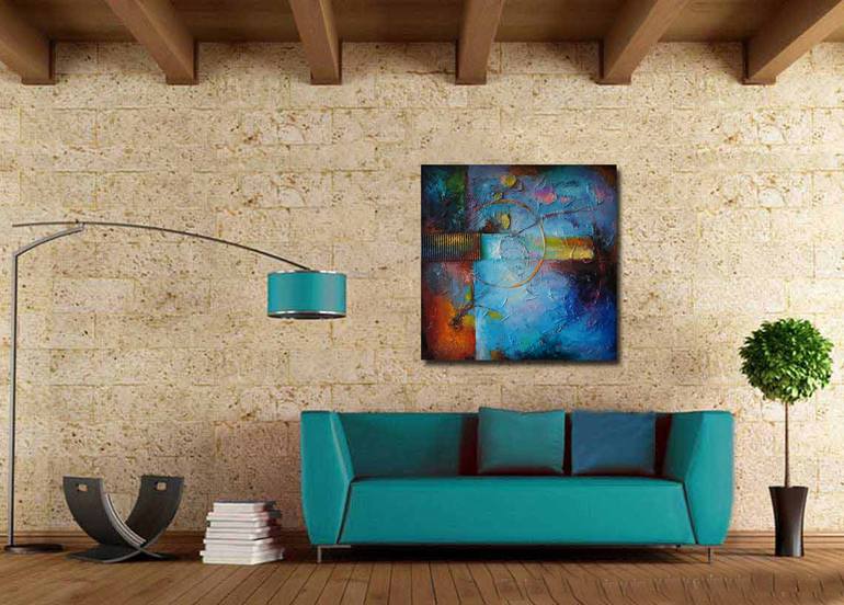 Original Minimalism Abstract Painting by Stanislav Lazarov