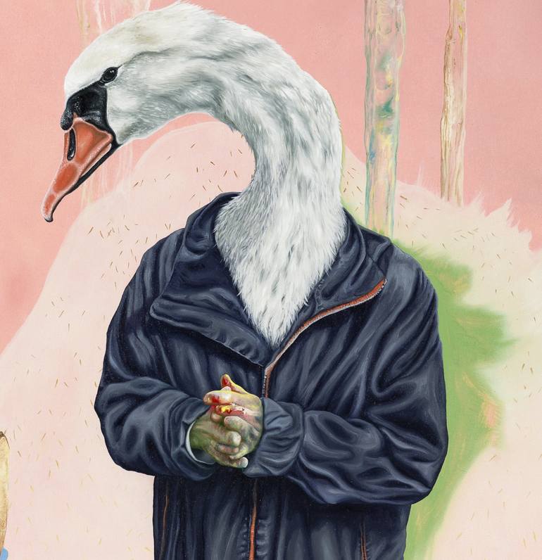 Original Contemporary Animal Painting by Jill Doherty