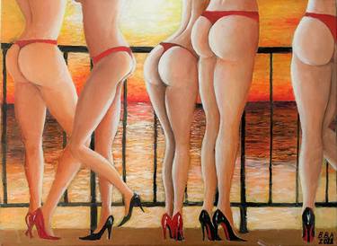 Original Erotic Paintings by Branko Brane Kastelic