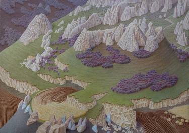 Original Fine Art Landscape Paintings by Levon Avagyan