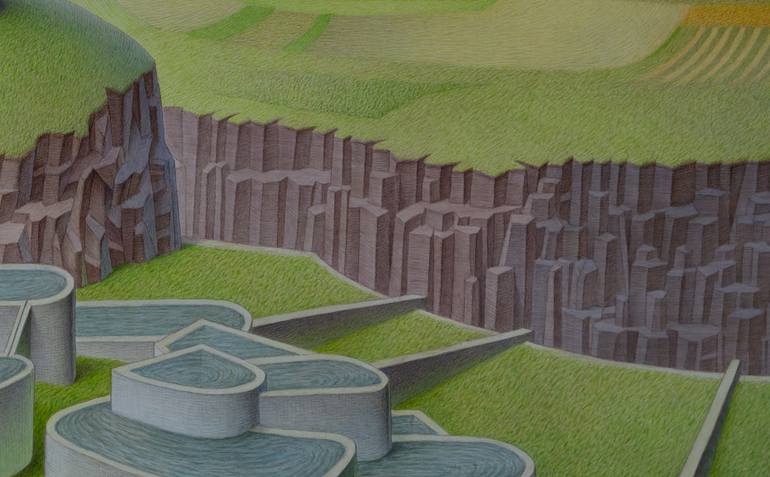 Original Symbolism Landscape Painting by Levon Avagyan