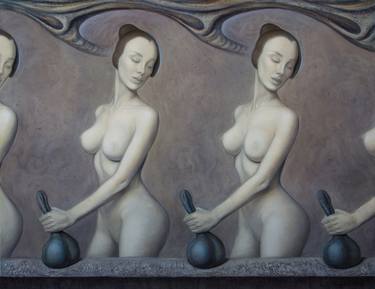 Original Surrealism Erotic Paintings by Levon Avagyan