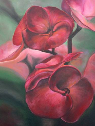 Original Realism Floral Paintings by Suzy Schaak