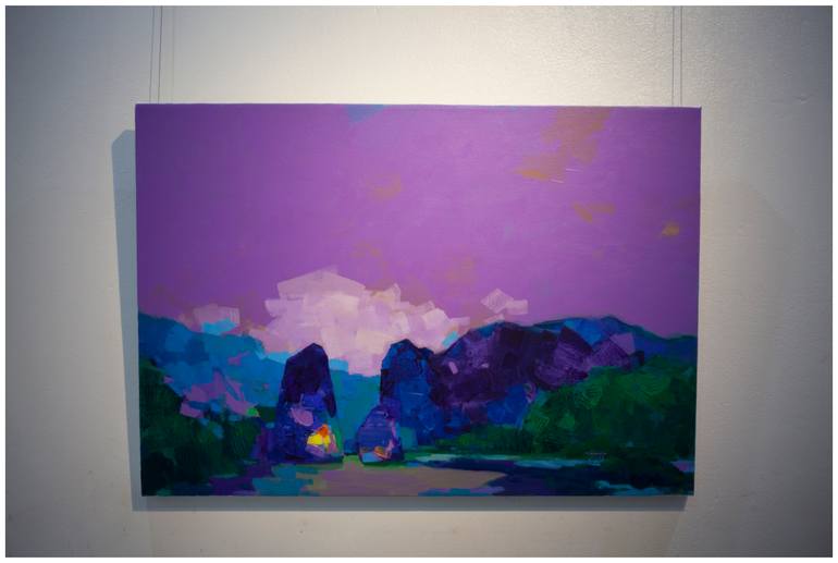 Original Art Deco Other Painting by Khanh The Bui