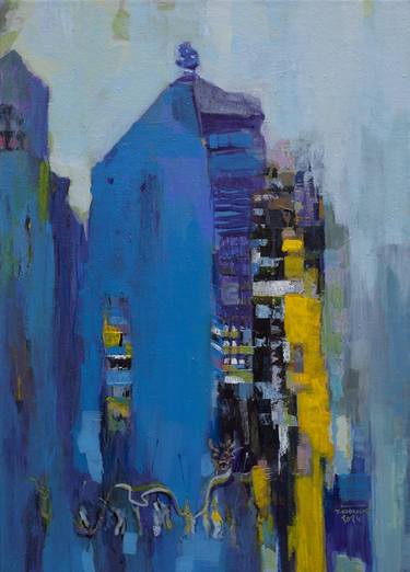 Print of Expressionism Architecture Paintings by khanh the bui