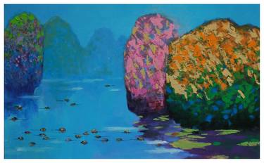 Original Landscape Paintings by khanh the bui
