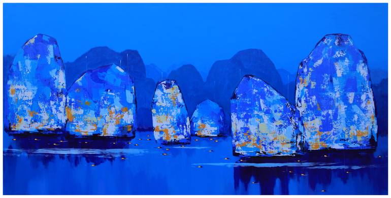 Print of Art Deco Landscape Paintings by Khanh The Bui