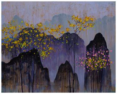 Print of Art Deco Landscape Paintings by khanh the bui