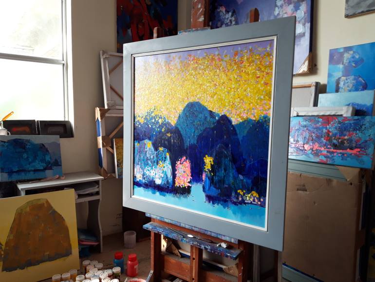 Original Art Deco Other Painting by Khanh The Bui