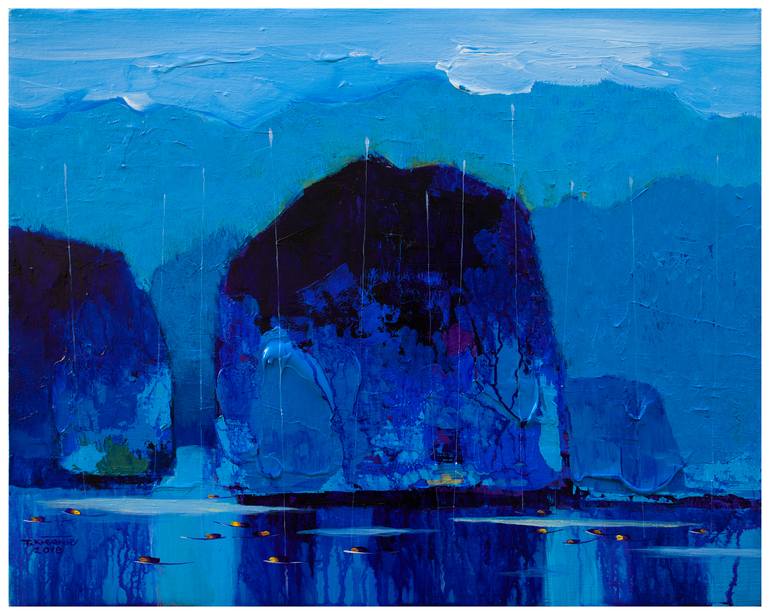 Print of Art Deco Landscape Paintings by Khanh The Bui