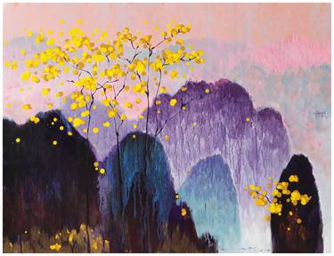 Print of Art Deco Seasons Paintings by khanh the bui