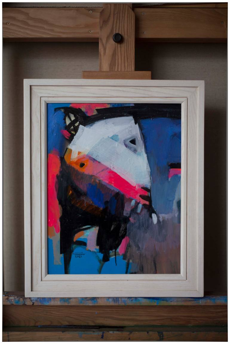 Original Abstract Animal Painting by Khanh The Bui