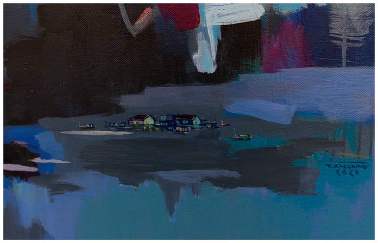 Original Abstract Expressionism Other Painting by Khanh The Bui