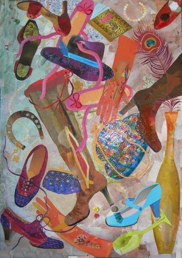 Original Fashion Collage by Olga Ketling Szemley