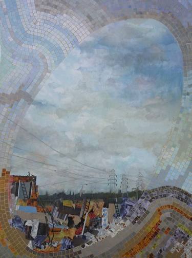 Print of Figurative Cities Collage by Olga Ketling Szemley