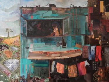 Print of Expressionism Cities Collage by Olga Ketling Szemley