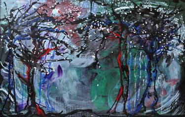 Print of Conceptual Tree Paintings by Tracy Hayden