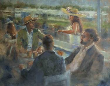 Original Impressionism People Paintings by Paul Brourman