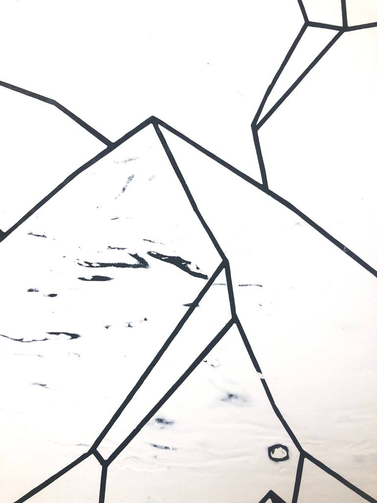 Original Abstract Landscape Painting by Hollis Brown Thornton