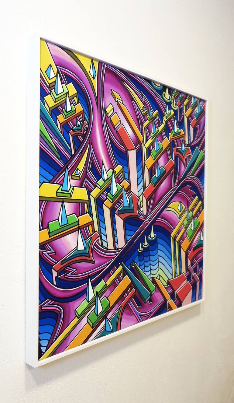 Original Graffiti Painting by Alberto Silva