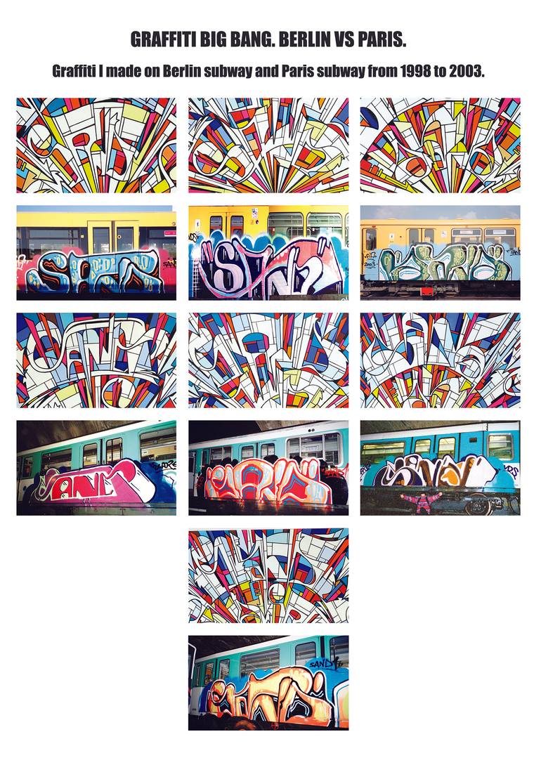 Original Street Art Graffiti Painting by Alberto Silva