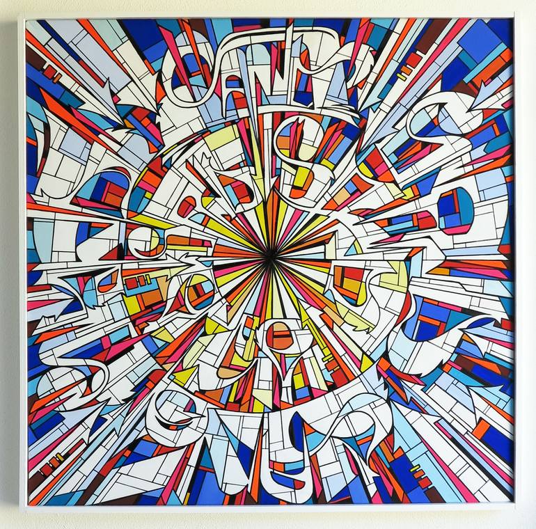 Original Street Art Graffiti Painting by Alberto Silva